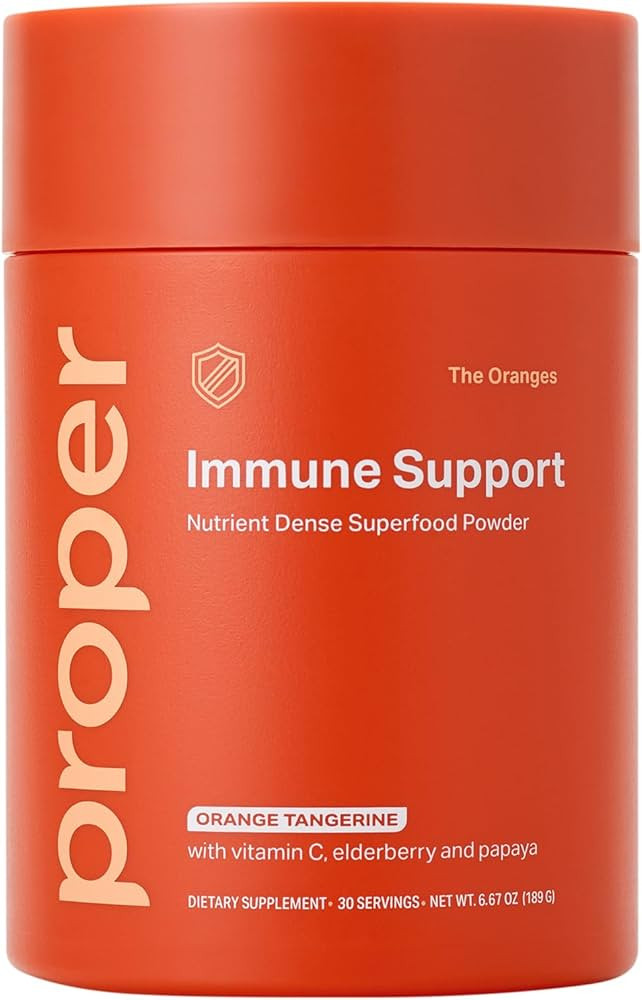 Proper, The Oranges Immune Support Supplement. Orange Tangerine Drink Mix. Elderberry Vitamin C a... | Amazon (US)