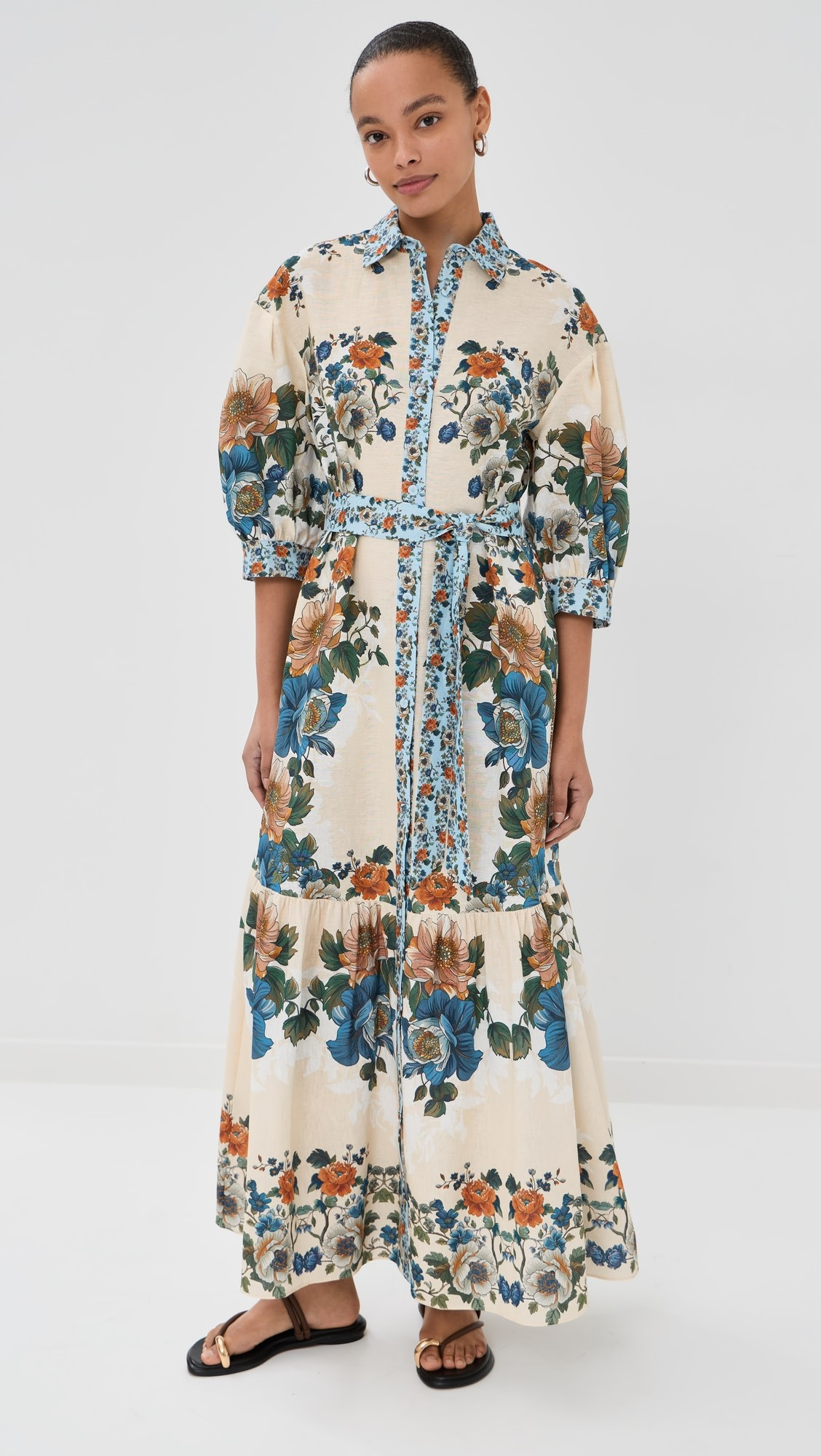 Bianca Linen Cotton Dress | Shopbop