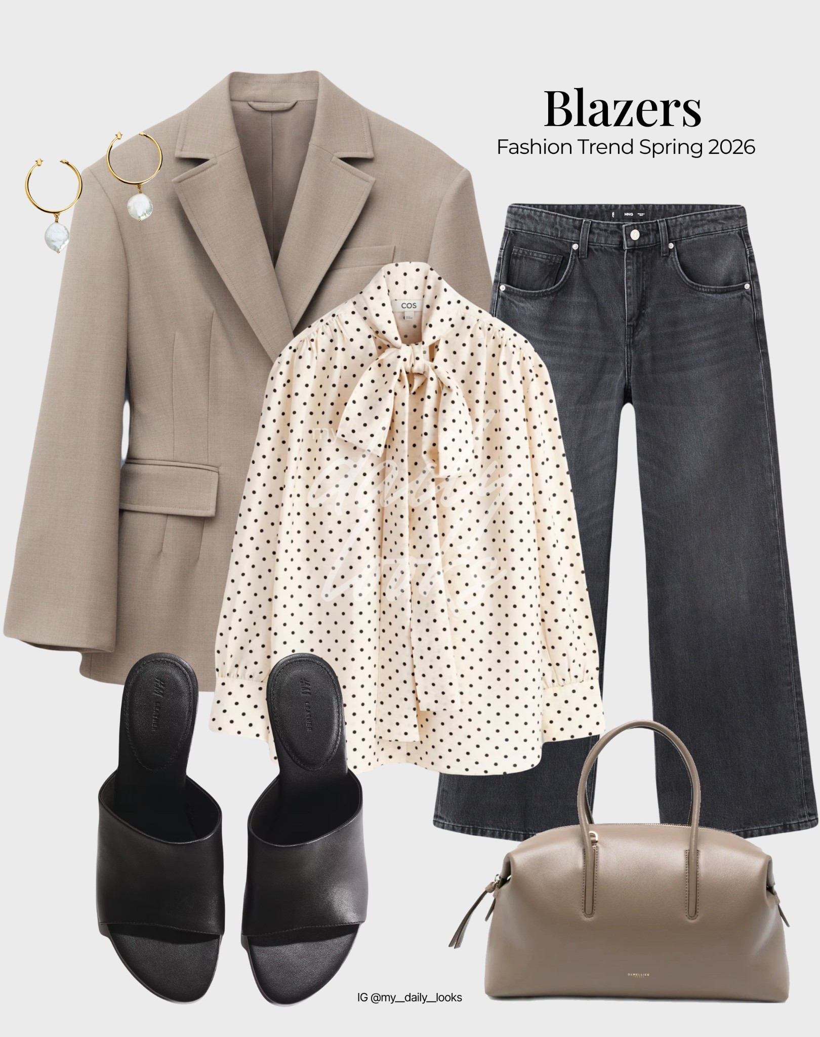 Blazer + jeans combo 🖤 

Tags: spring outfits, spring balzers, blazer looks, spring jacket, 2026 trends, workwear, H&M new-in, Mango new-in, spring summer outfits 2026, spring look, capsule wardrobe, high street.


#LTKspring #LTKworkwear #LTKstyletip