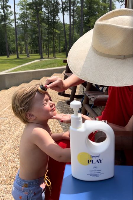 Our favorite sunscreen with our favorite brush to apply it ☀️ 

Supergoop Sunscreen 
Soft Bristle Brush (comes in a 2pk) 

#LTKunder50 #LTKswim #LTKkids