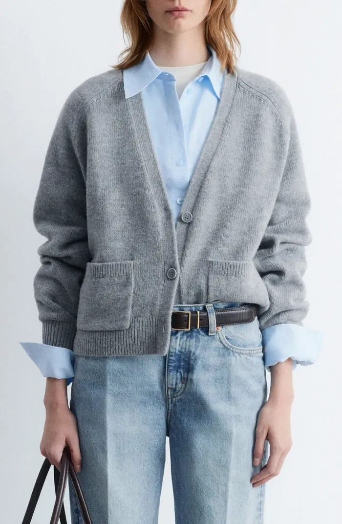 & Other Stories Patch Pocket Wool & Cotton Cardigan | Nordstrom | Nordstrom