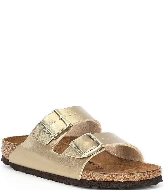 Birkenstock Women's Arizona Double Banded Buckle Detail Slip-On Sandals | Dillard's | Dillard's
