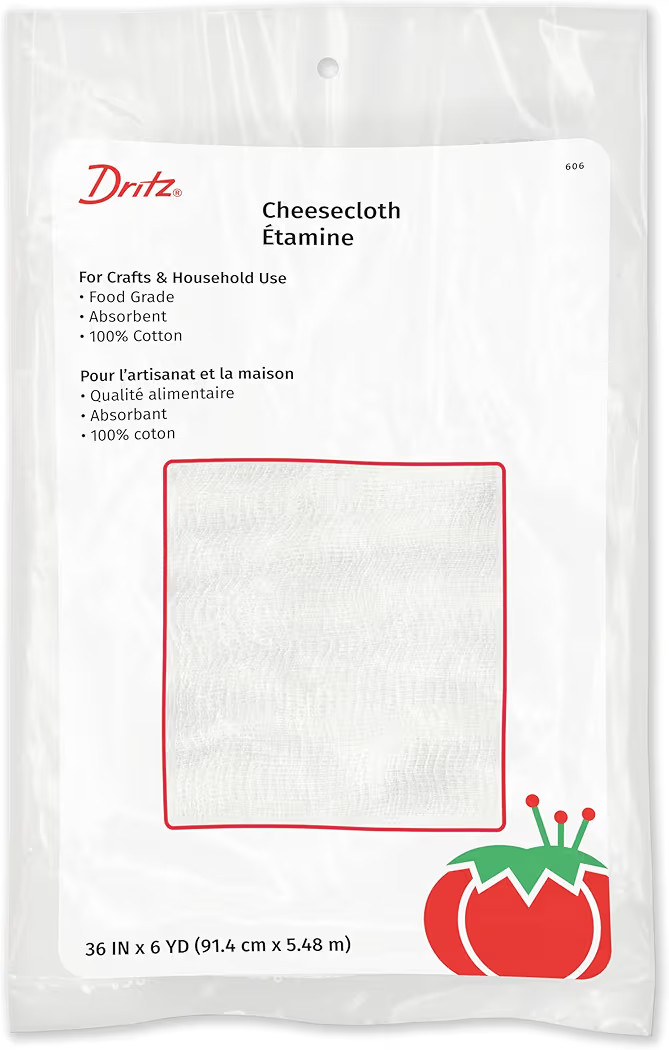 Dritz 606 Cheesecloth, Food Grade #10, 36-Inch x 6-Yards , White | Amazon (US)