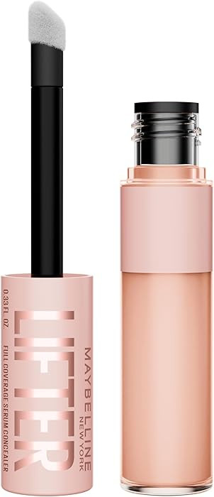 Maybelline Lifter Serum Concealer, Radiant Concealer with Full Coverage, Includes 2% Peptides + C... | Amazon (US)