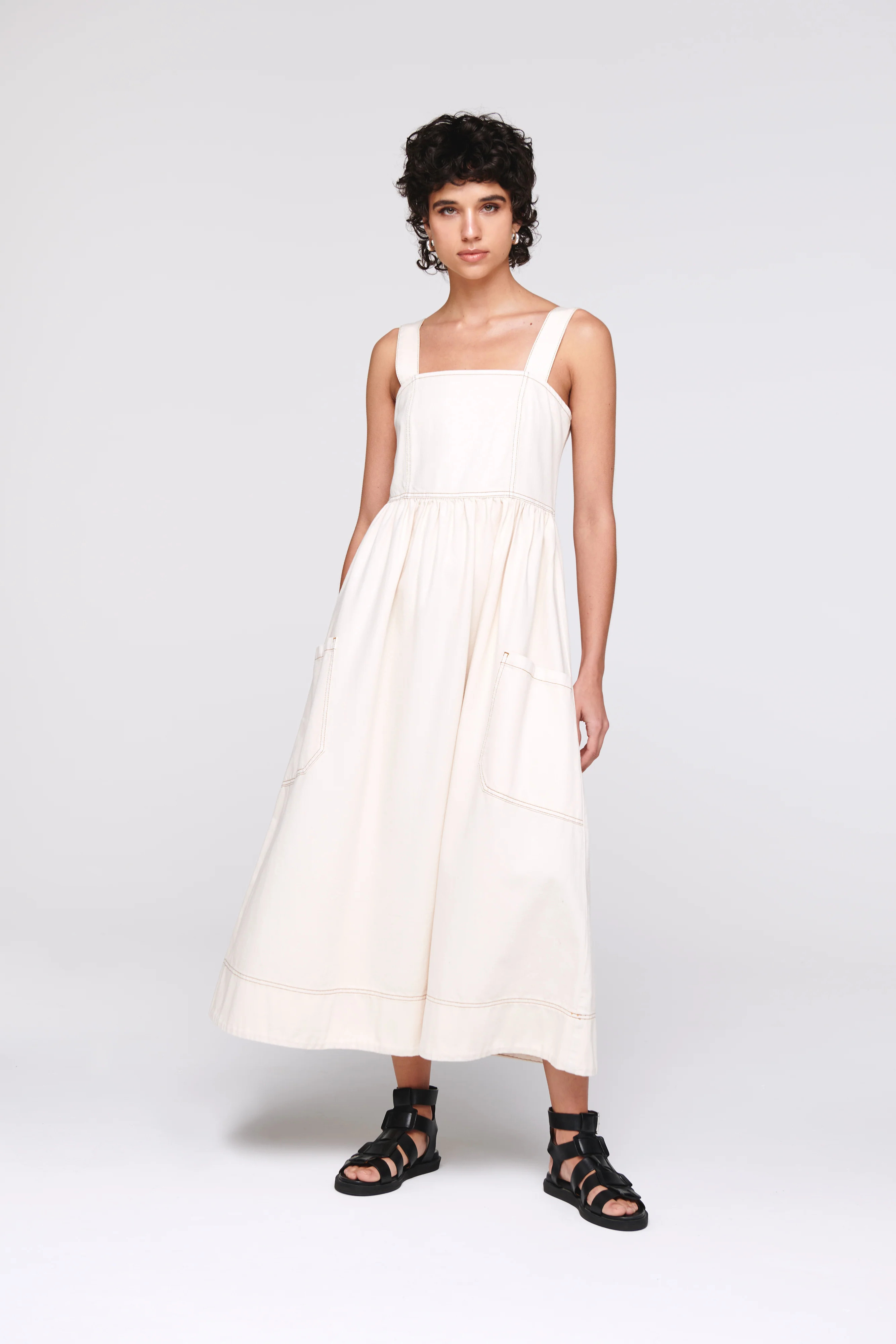 Heef Pinafore Mini Dress | Aligne UK