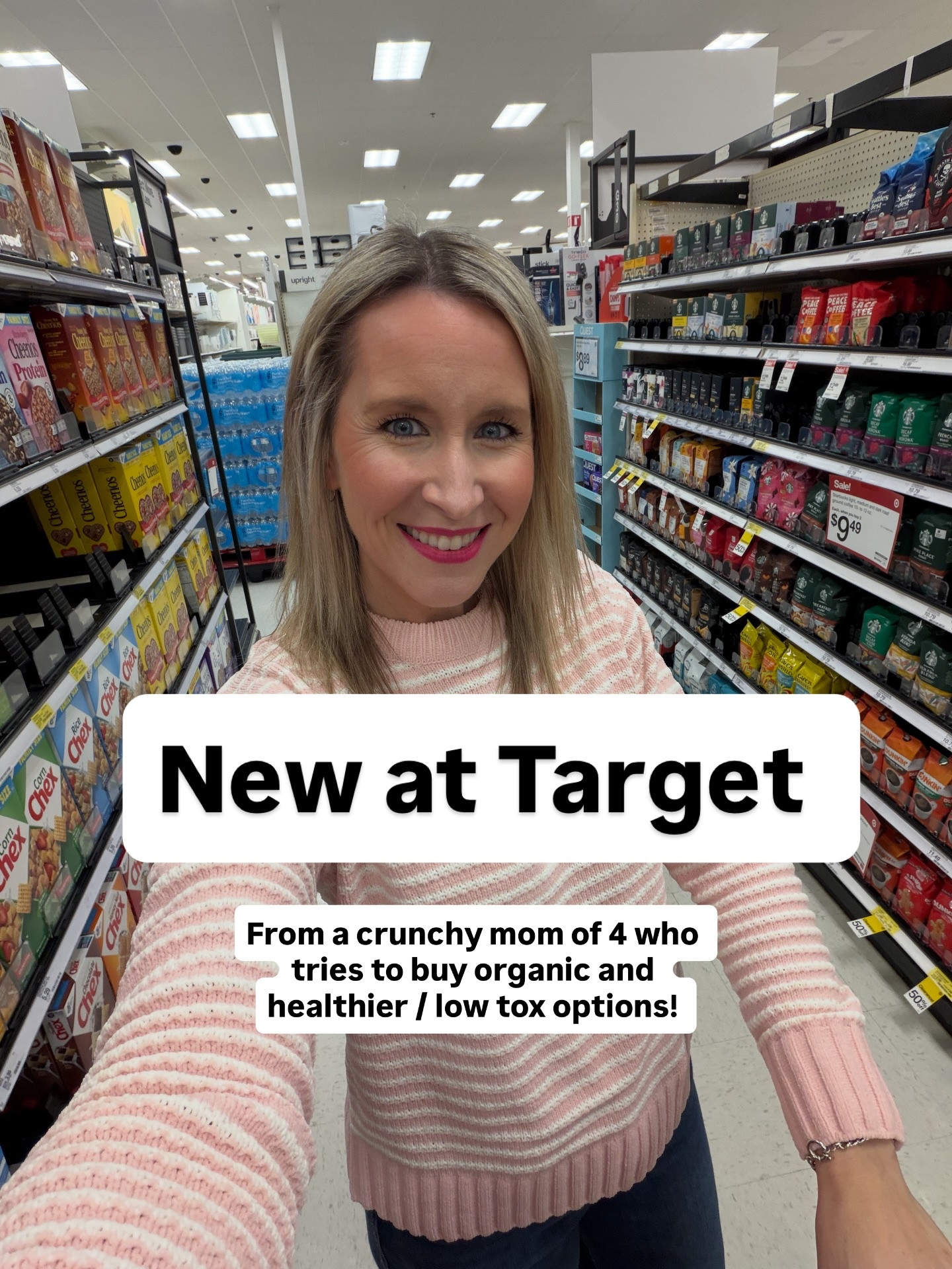 Follow + Comment “TAG” and I will send you links to shop all these at Target! Having these better brands and low toxic options at Target makes it so much easier to get anywhere! Have you tried any of these? | look for things with no seed oils, minimal ingredients, no artificial dye, low refined sugar and no additives!