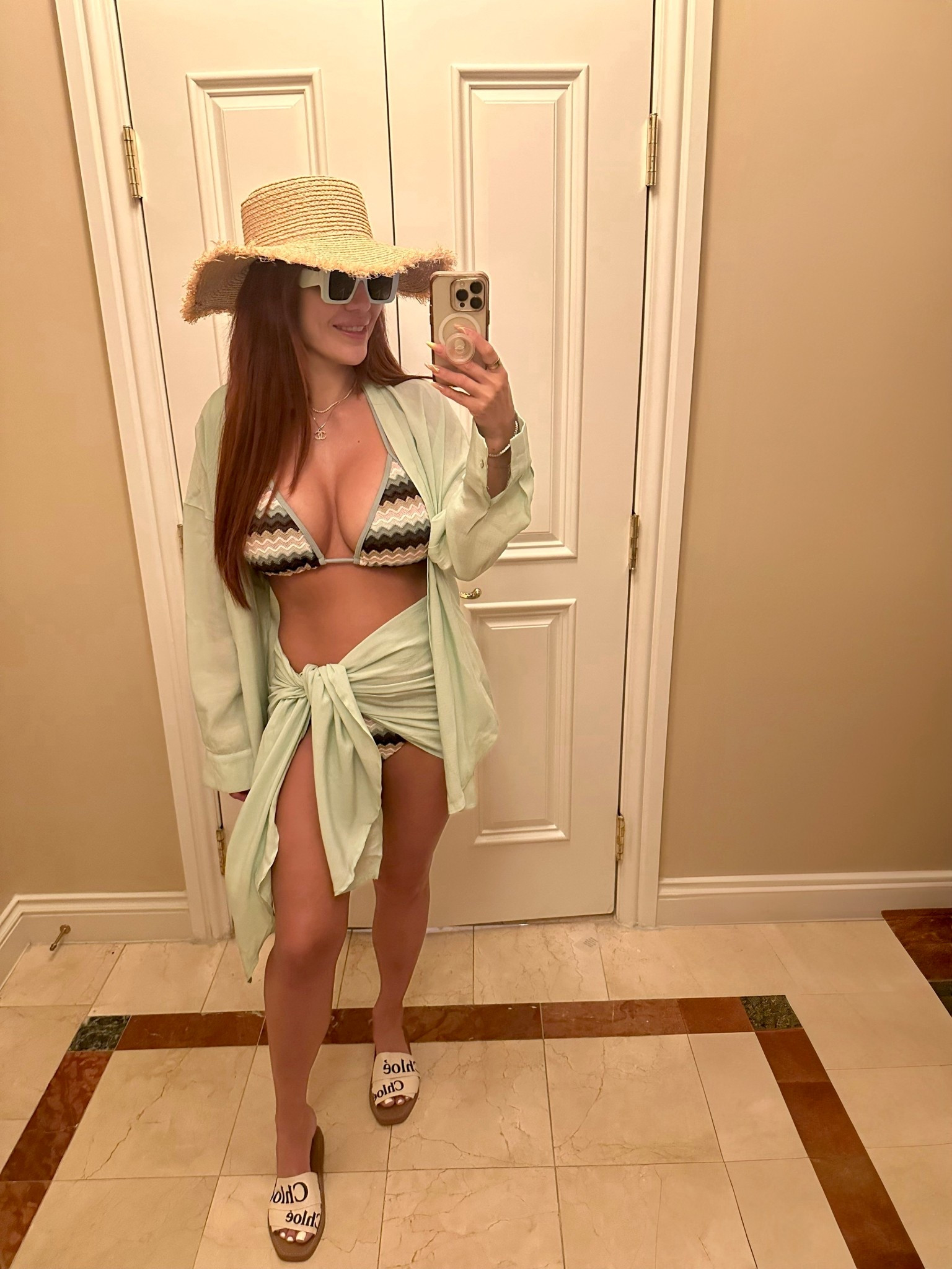 Love how long the cover up is in the back. 

#LTKStyleTip #LTKSwim #LTKTravel