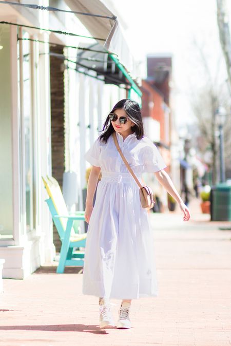 The perfect white maxi shirt dress for the warm part of springg

#LTKSeasonal #LTKstyletip