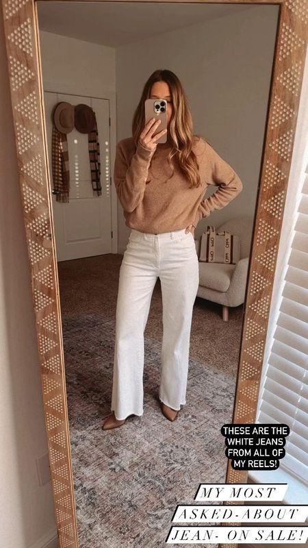 My all-time favorite white jeans are on sale for black Friday! They run true to size and I cut the bottom him. They wash well and wear well and I’ve had them for over a year.  

#LTKHoliday #LTKCyberWeek #LTKVideo