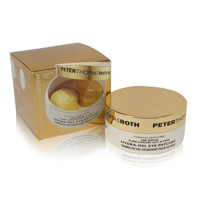 Peter Thomas Roth 24K Gold Pure Luxury Lift & Firm Hydra Gel Eye Patches 60 pc | Walmart (US)