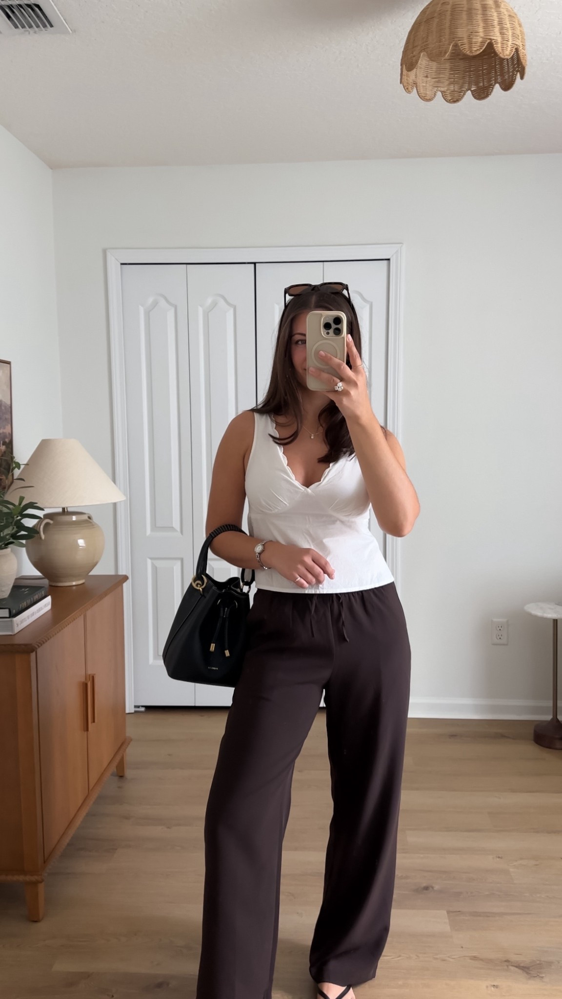 Simple ootd! Wearing xs regular pants and top is old but linked some similar options! 

#LTKootd #LTKSaleAlert