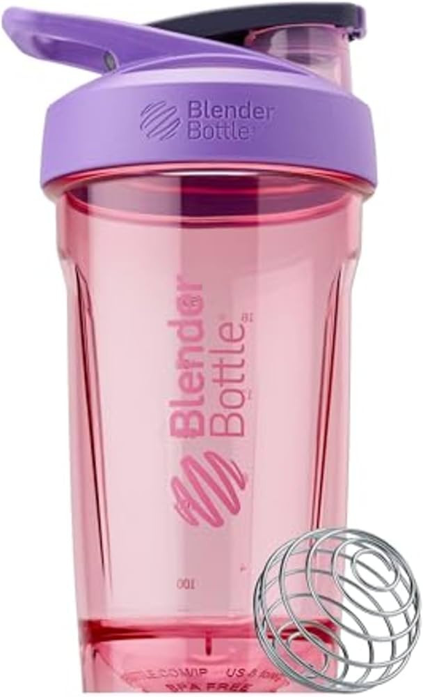 BlenderBottle Sport Shaker Bottle with Wire Whisk, 24-Ounce, Purple \u2013 Protein Shakes & Hydra... | Amazon (US)