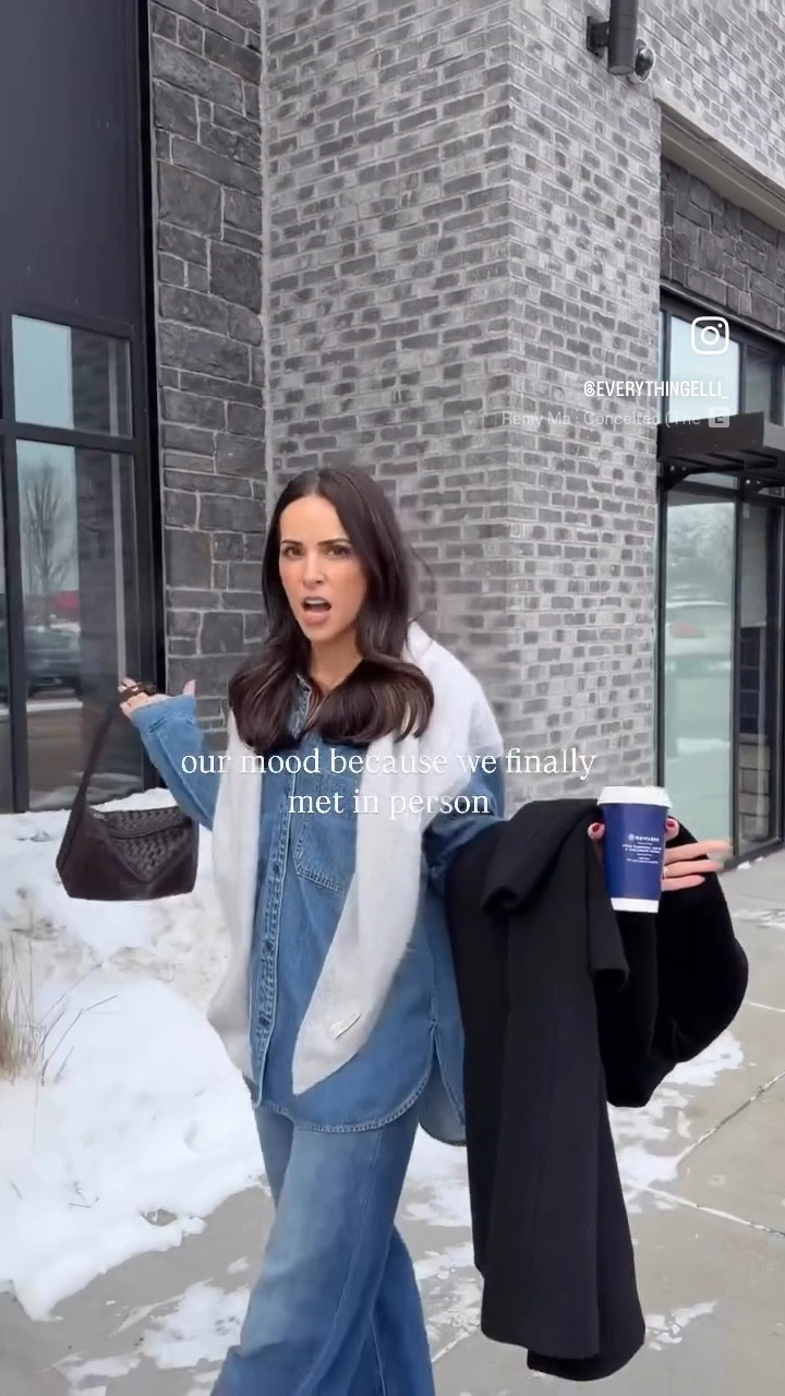 Denim shirt: sized up 2x to a L to get the oversized fit! It’s so good I might like it better than my Aritzia one 
Jeans: tts (3/26) size down if between 
Sneakers: size up for half sizes 


#LTKvlog #LTKootd #LTKNYFW