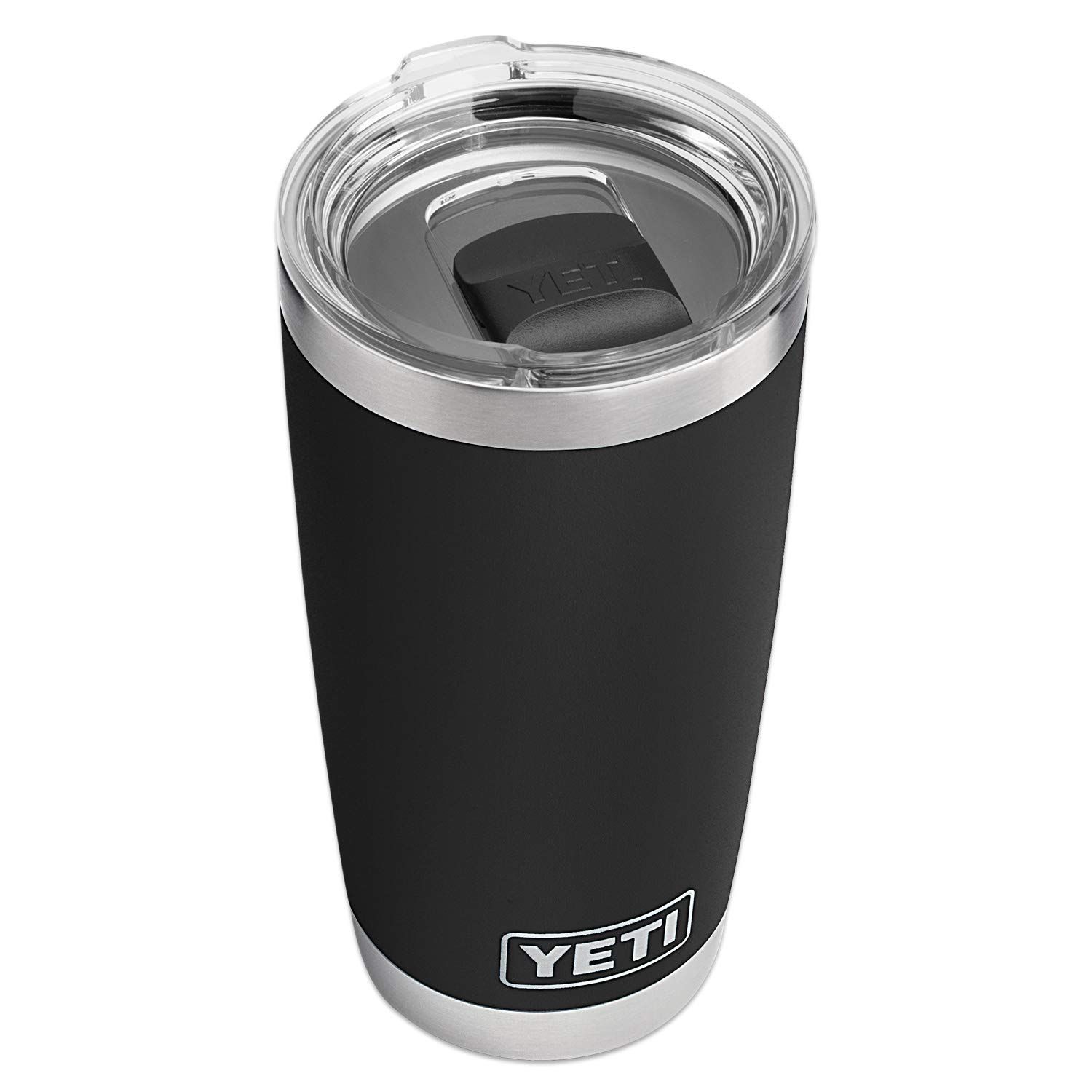 YETI Rambler 20 oz Tumbler, Stainless Steel, Vacuum Insulated with MagSlider Lid, Black | Amazon (US)