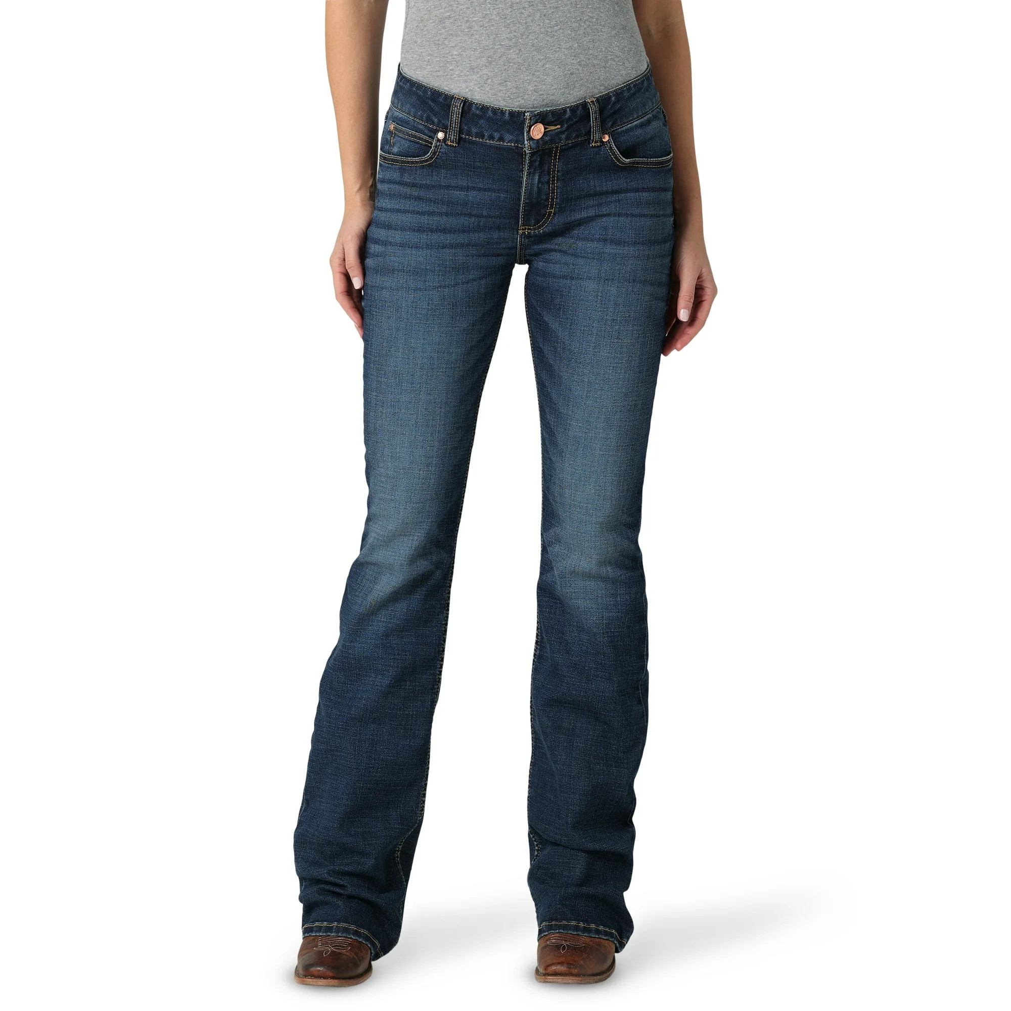 Wrangler® Women's Retro Mae Bootcut Jean with Stretch Fabric | Walmart (US)
