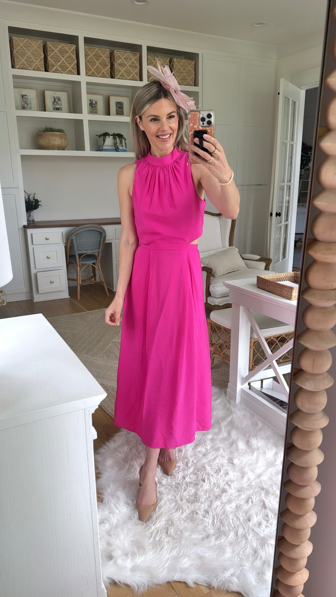 Looove this dress! It’s on sale for $22. This color is starting to sell out but. The black is fully in stock and sooooo chic!