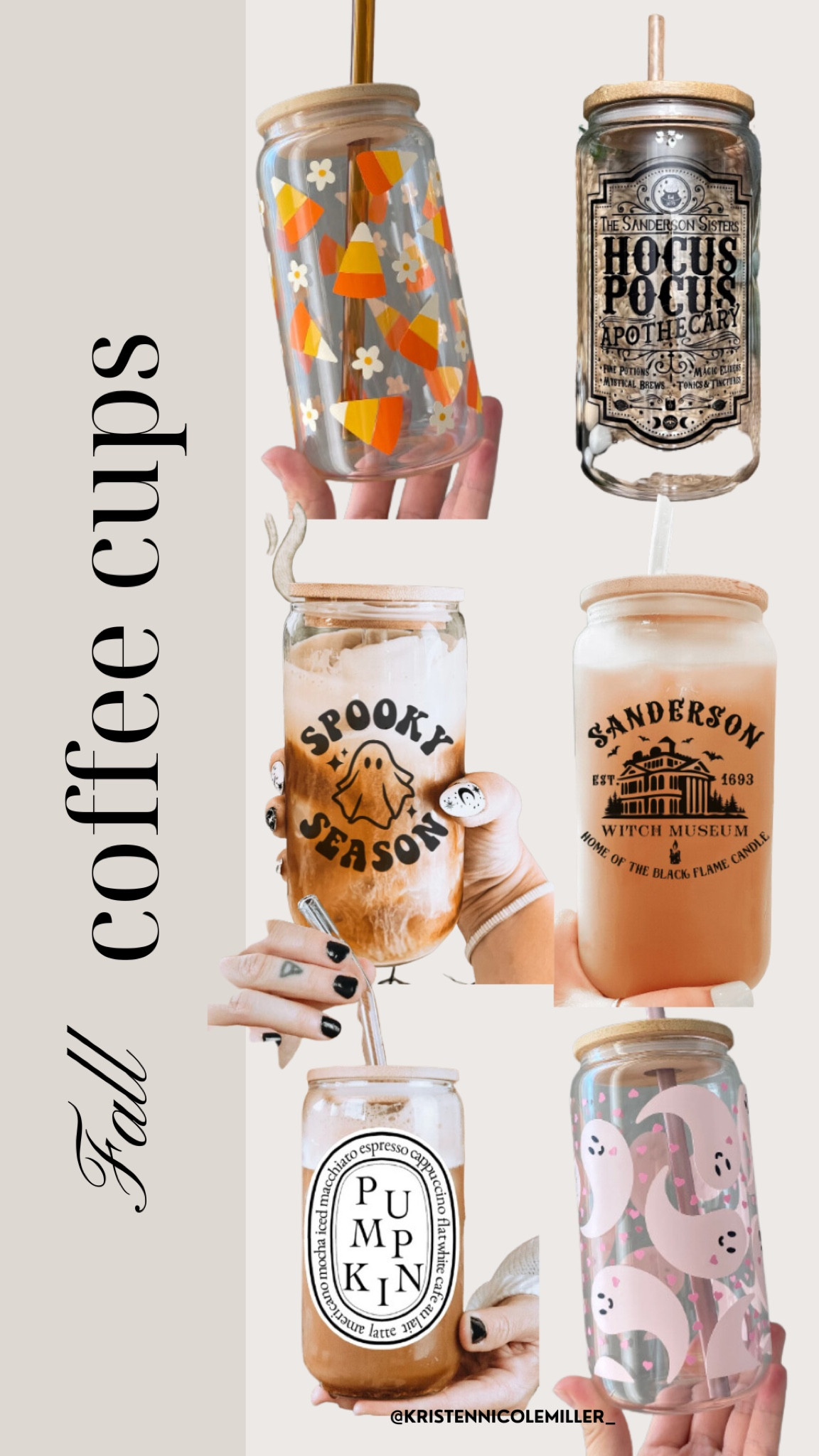 Fall coffee cups, coke can glasses, small business, shop small, fall finds, pumpkins, ghosts, candy corn, Sanderson sisters, glassware 

#LTKhome #LTKSeasonal #LTKunder50