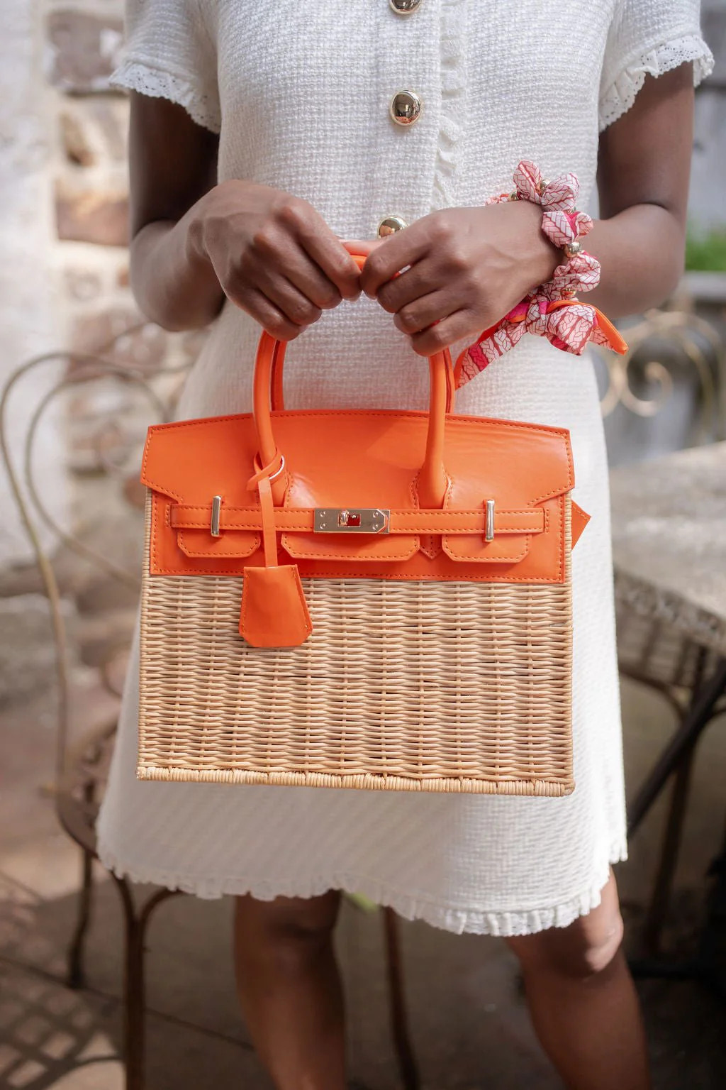 Margo Wicker Handbag- Colored | Lisi Lerch Inc