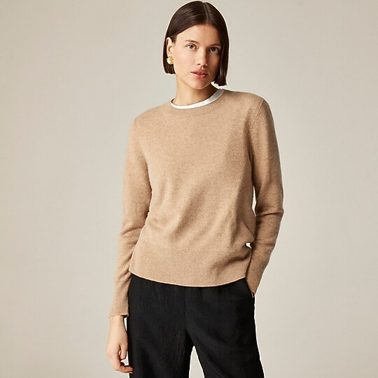 Cashmere classic-fit crewneck sweater | J. Crew US