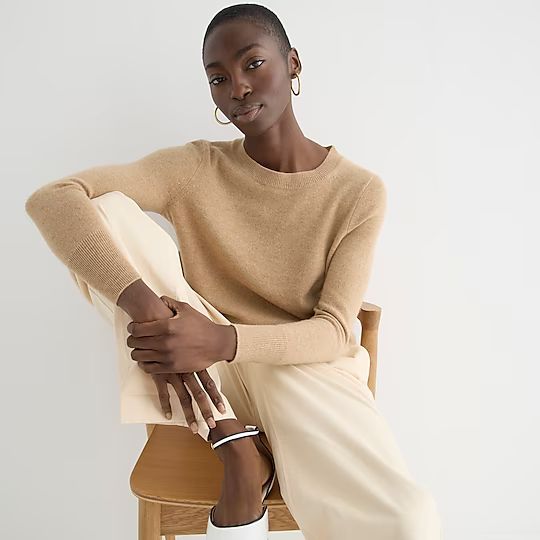 Cashmere classic-fit crewneck sweater | J.Crew US