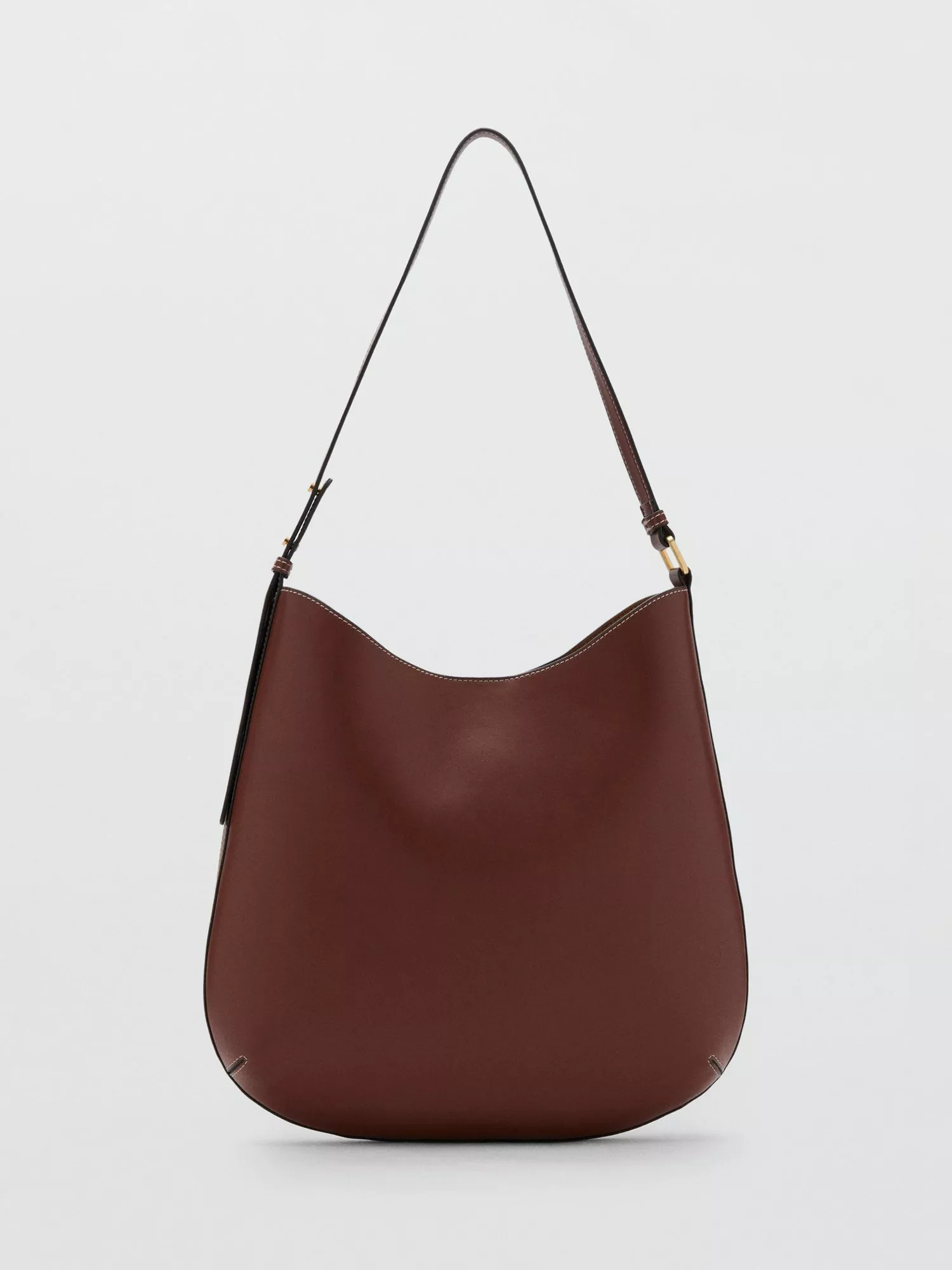 Mango Romeo Faux Leather Large Shoulder Bag | John Lewis (UK)