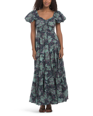 Short Sleeve Sun Drenched Dress | TJ Maxx