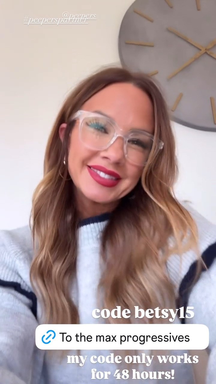 peepers to the max linked! available in several colors, code BETSY15 works for 48 hours ♥️

#LTKSaleAlert #LTKGiftGuide #LTKOver40