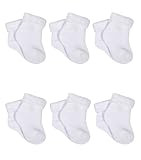 Gerber baby-girls 6-pair Sock | Amazon (US)