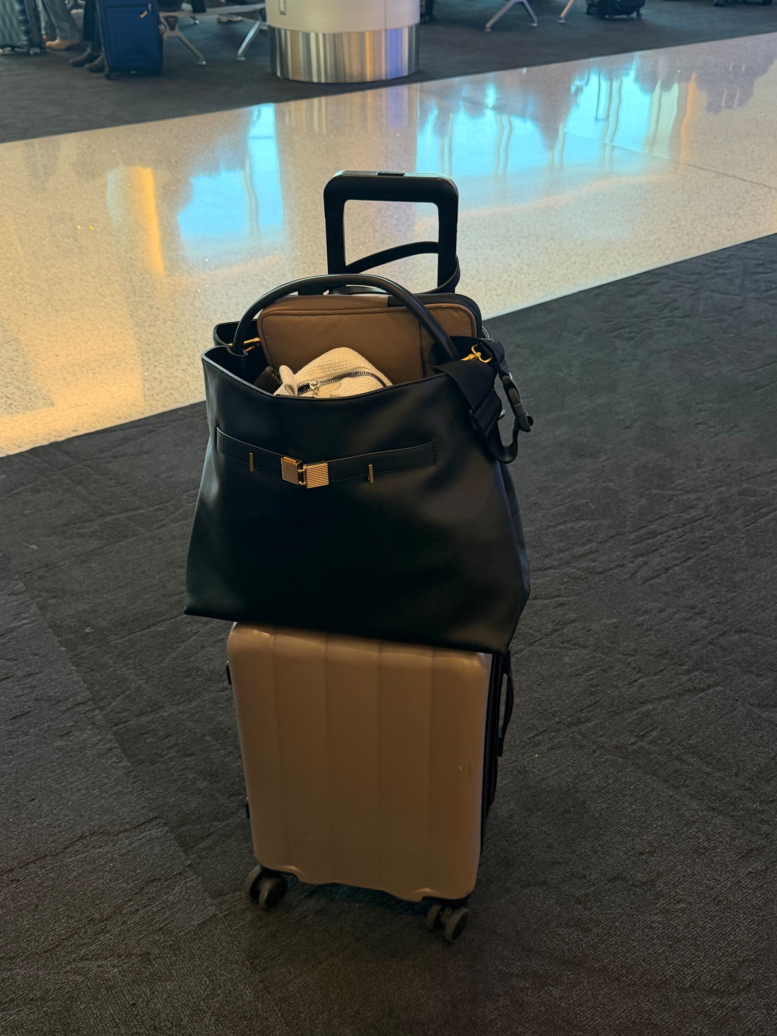 My favorite travel bags 🖤🔗 The black bag is from a small designer and is sold out, so I’ve linked some similar options! 

#LTKvlog #LTKTravel