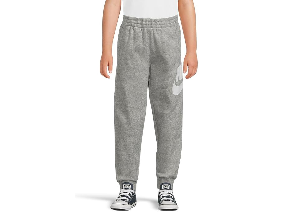 Nike Kids Club Fleece Joggers (Little Kid) Kid's Casual Pants Dark Grey Heather : 4 Little Kid, Cotton/Polyester | Zappos