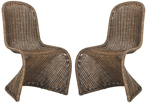 SAFAVIEH Home Collection Tana Wicker Side Chair | Amazon (US)