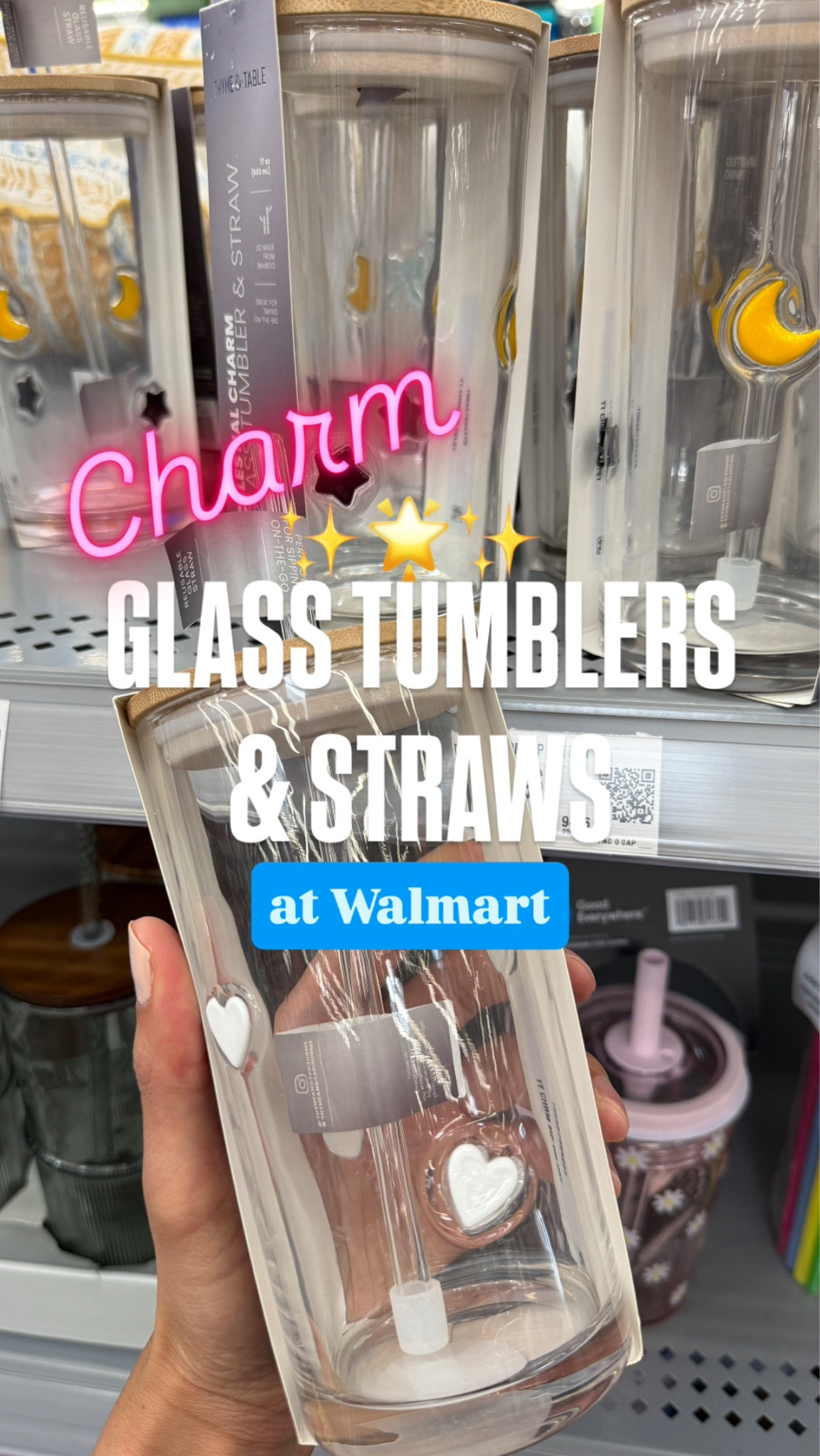 These charm glass tumblers and straws are so cute and perfect for iced coffees. There are four options to choose from! 🤩

#LTKmorningroutine #LTKselfcare #LTKmomlife