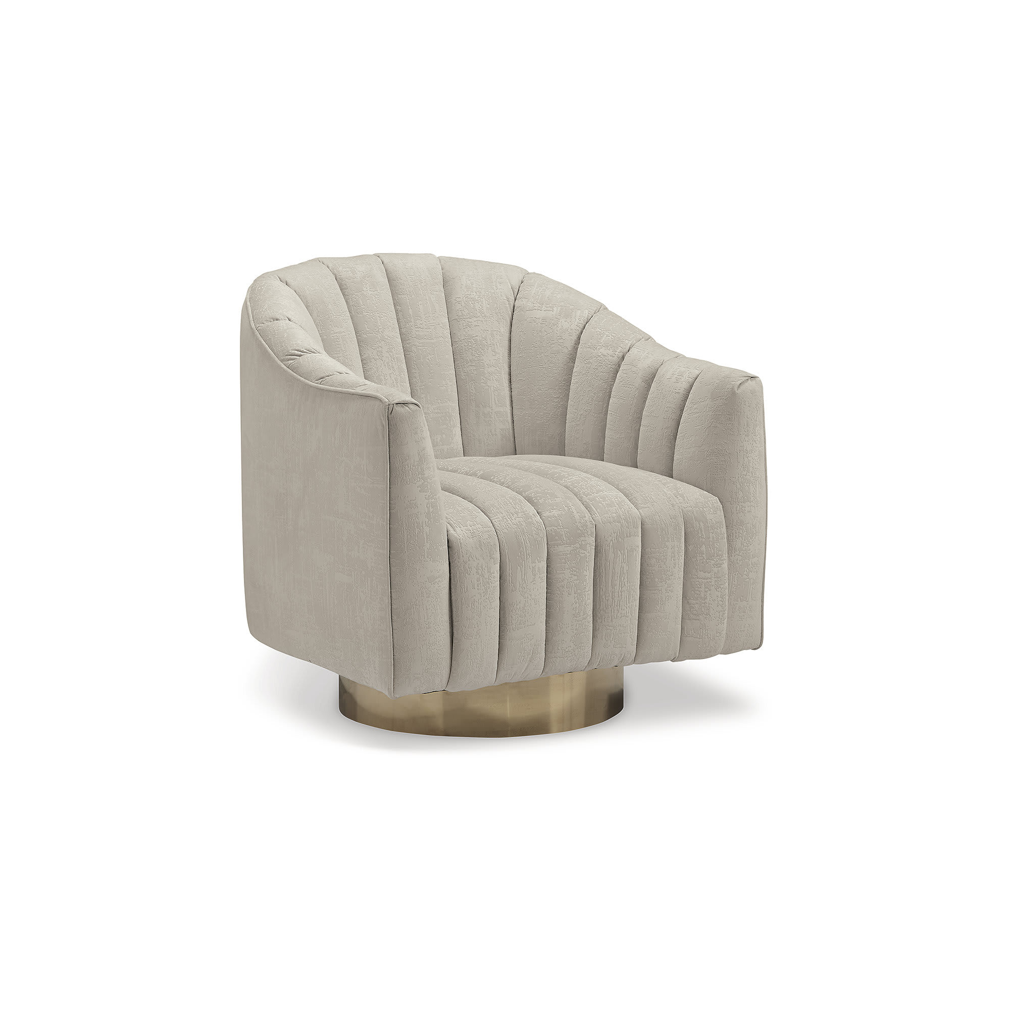 Signature Design by Ashley Penzlin Accent Chair Polyester in Brown | A3000241 | Lowe's