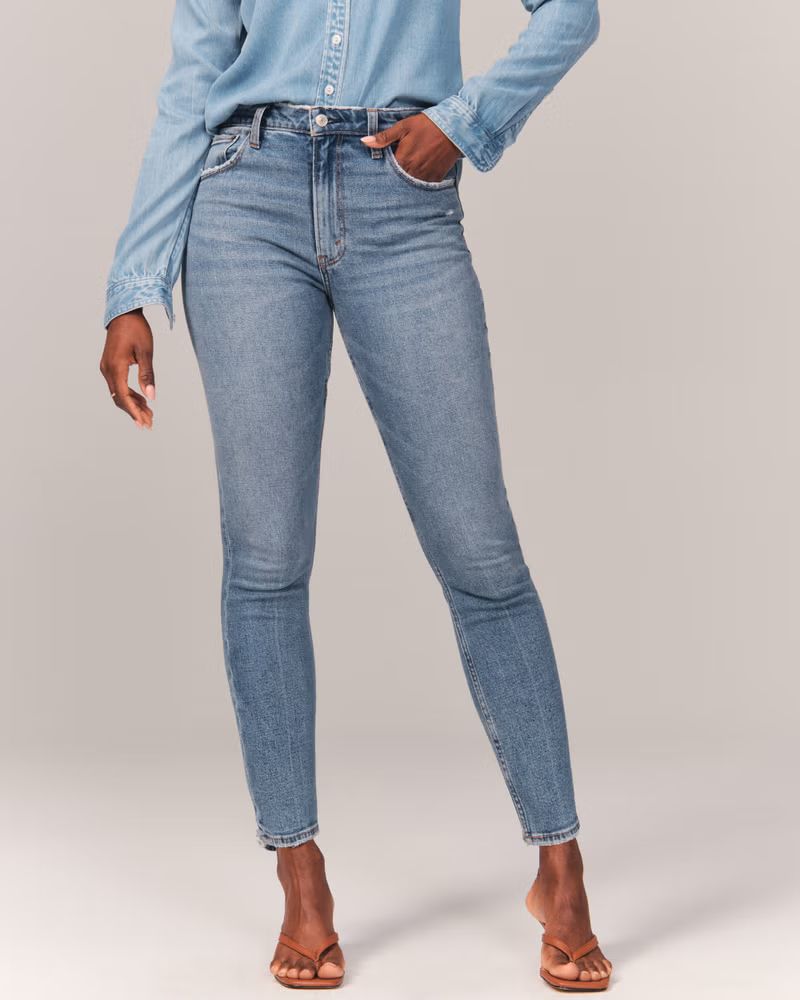 Curve Love High Rise Skinny Jean | Abercrombie & Fitch (US)