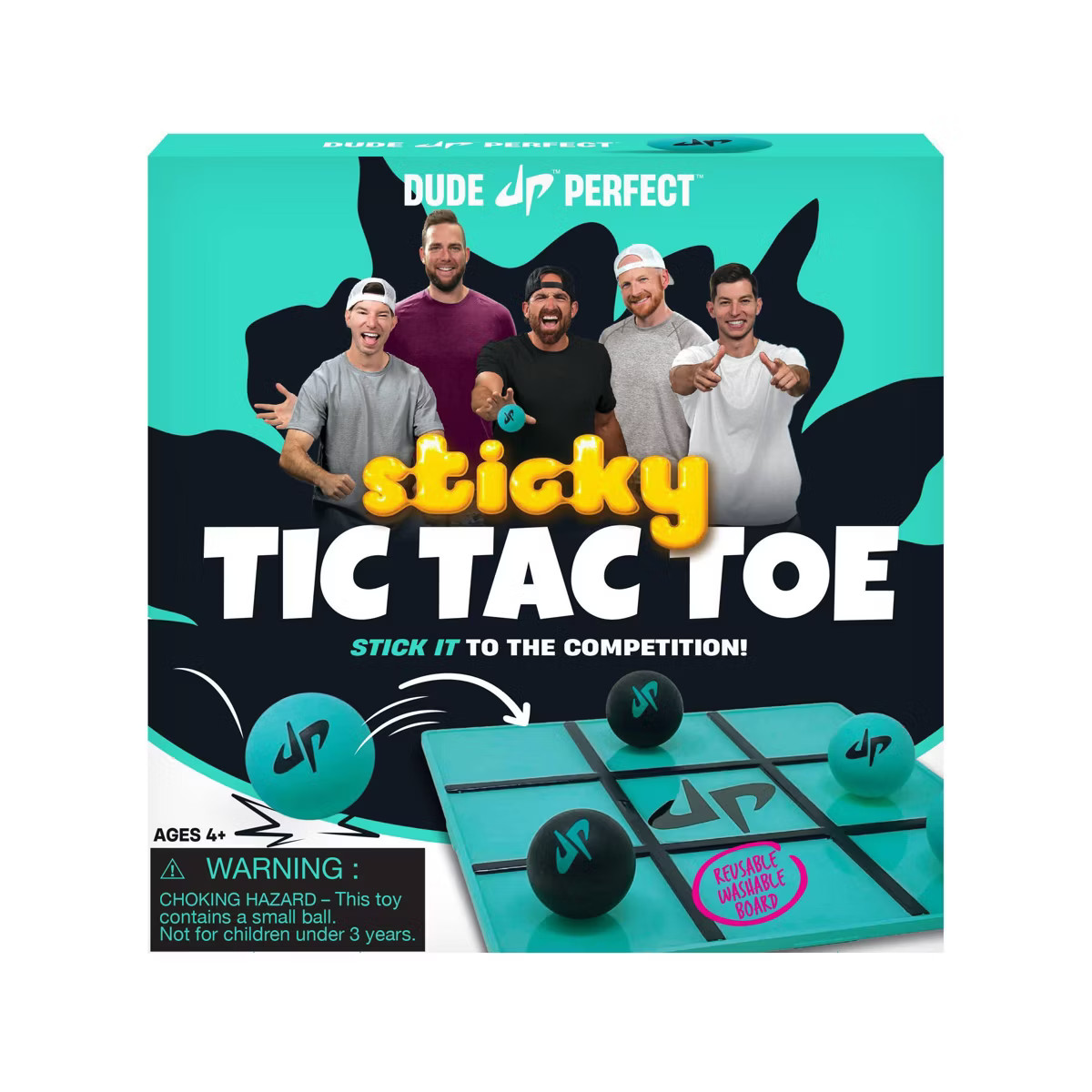 Dude Perfect Sticky Tic Tac Toe Game | Target