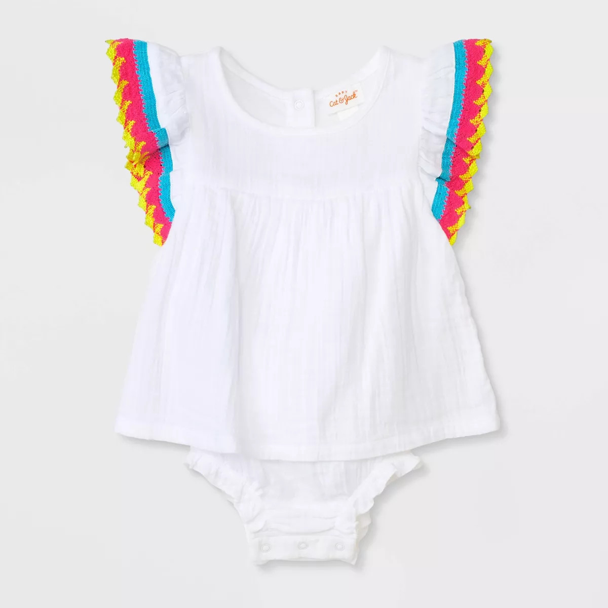 Baby Girls' Ruffle Sleeve Sunsuit - Cat & Jack™ | Target