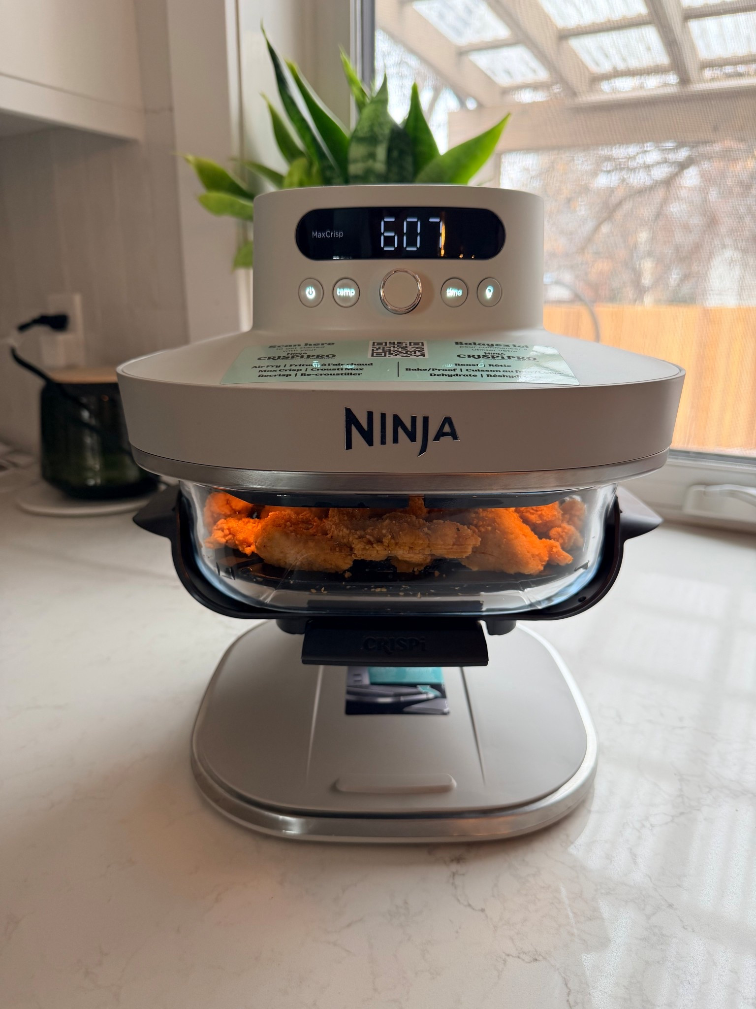 Call me crazy, I’ve never owned an airfryer, but when I found one that was glass (non toxic) and completely dishwasher safe I was SOLD. 

Testing on some Costco Chicken Chunks for salads 👌🏼

#LTKfoodie #LTKdayinmylife #LTKmomlife