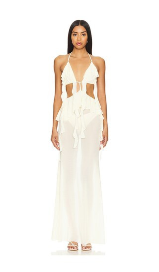 Ariel Dress in Vanilla | Revolve Clothing (Global)