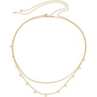 Dainty Boho Belly Chain With Pendant Beads - Gold And Silver Options | Wowcher | Wowcher.co.uk