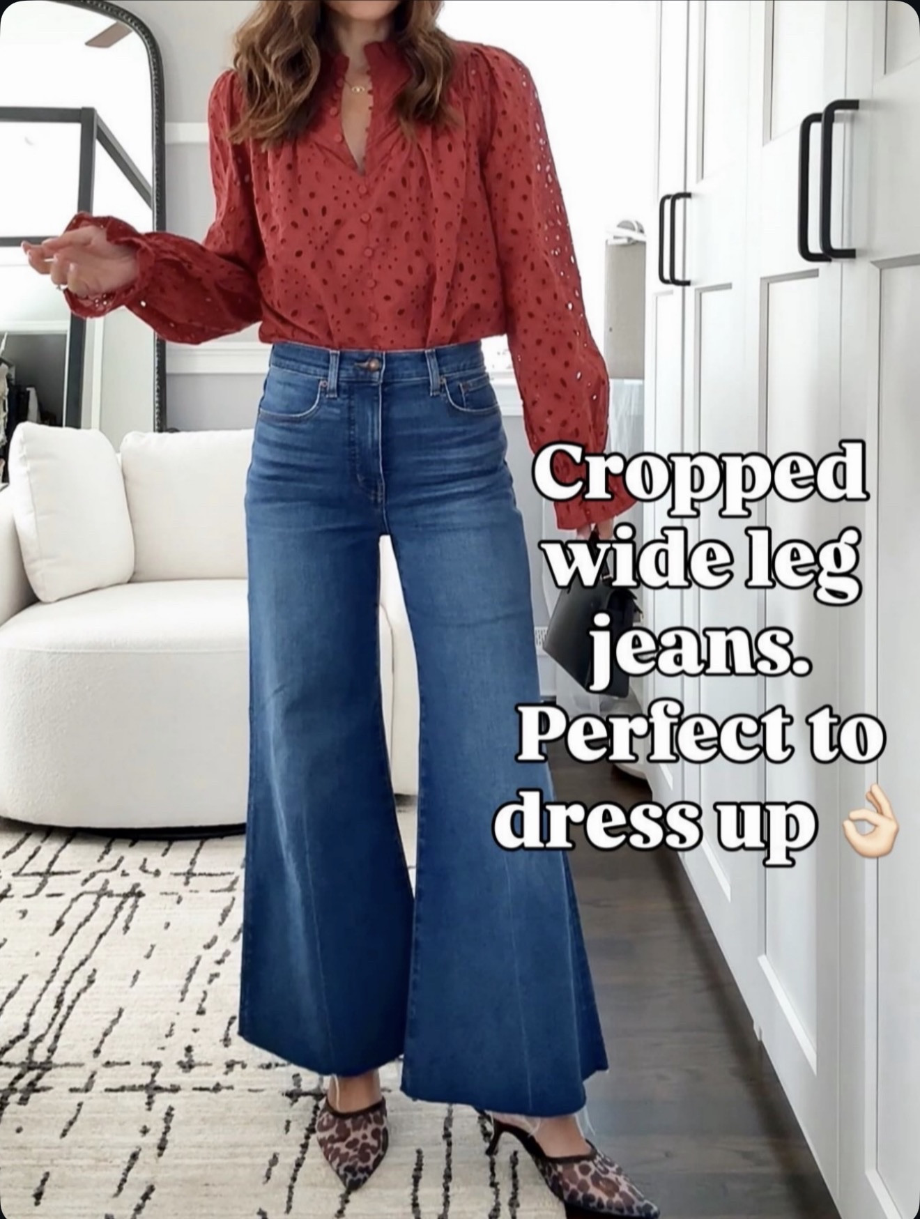 Cropped wide-leg jeans that instantly dress up any outfit 👌🏼 🔗⬇️

#LTKootd #LTKmomlife #LTKOver40