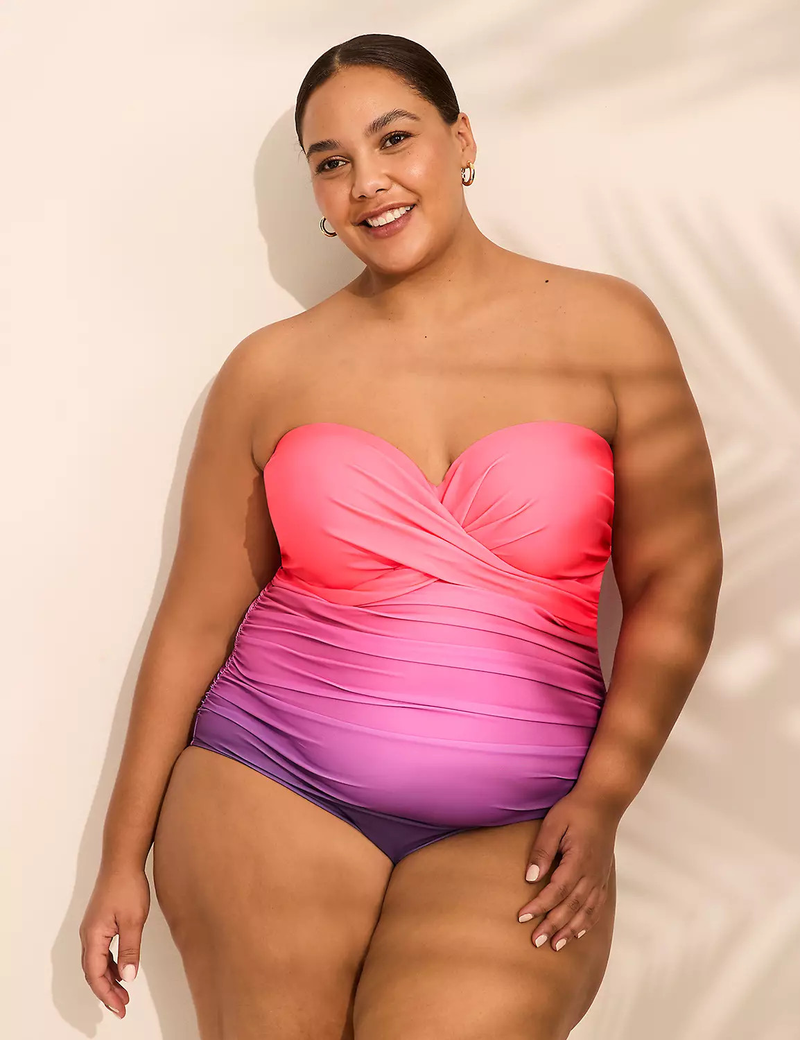 Multi-Way Strapless Underwire One-Piece | Lane Bryant (US)