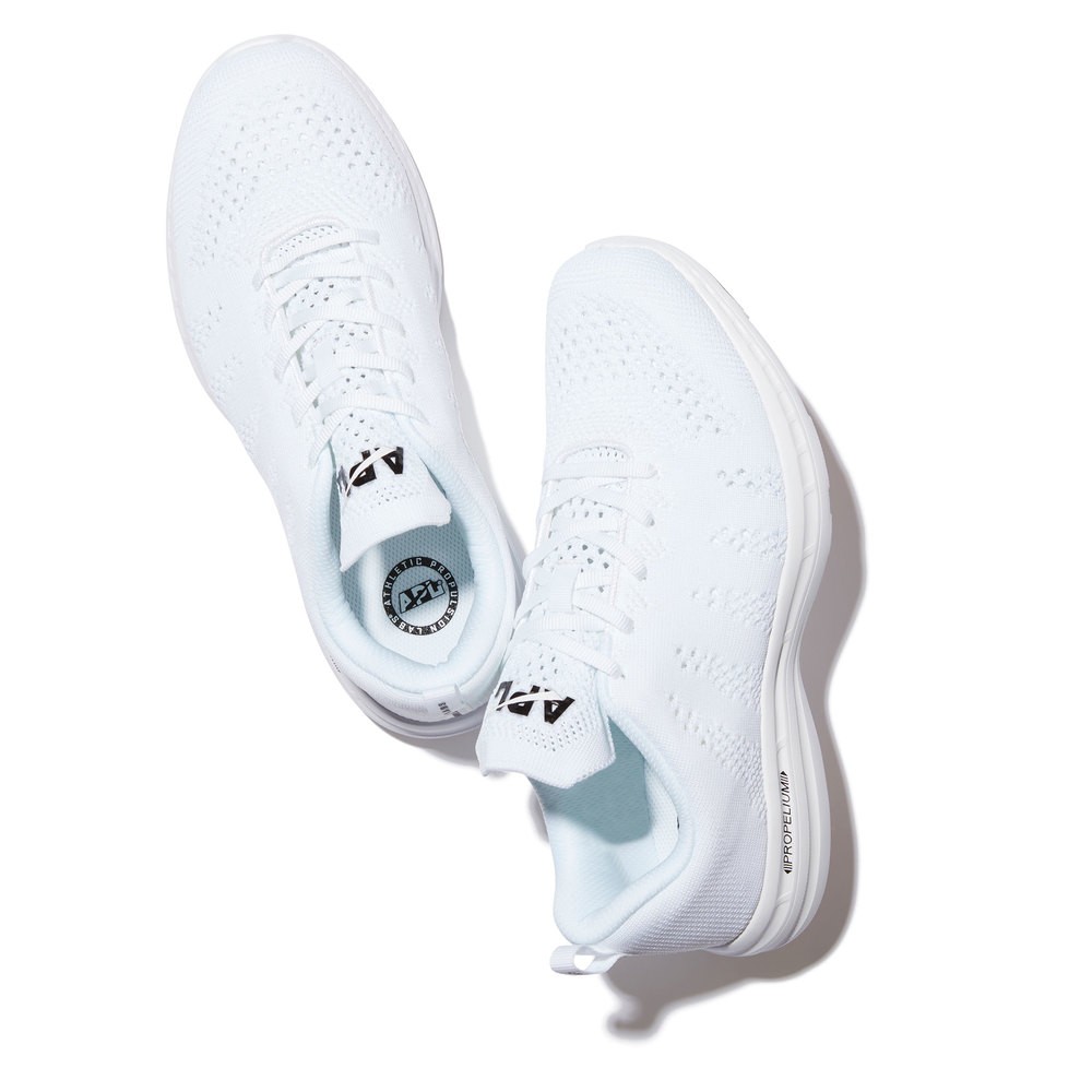 APL Techloom Pro Sneakers - White in White/Black/Gum, Size 5 | goop