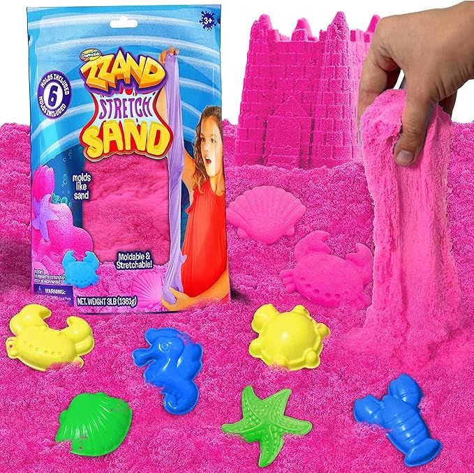 Creative Kids Zzand Stretch Sand Stretchy Sand Kit with Molding Tools - Reusable Craft Sand - Str... | Amazon (US)