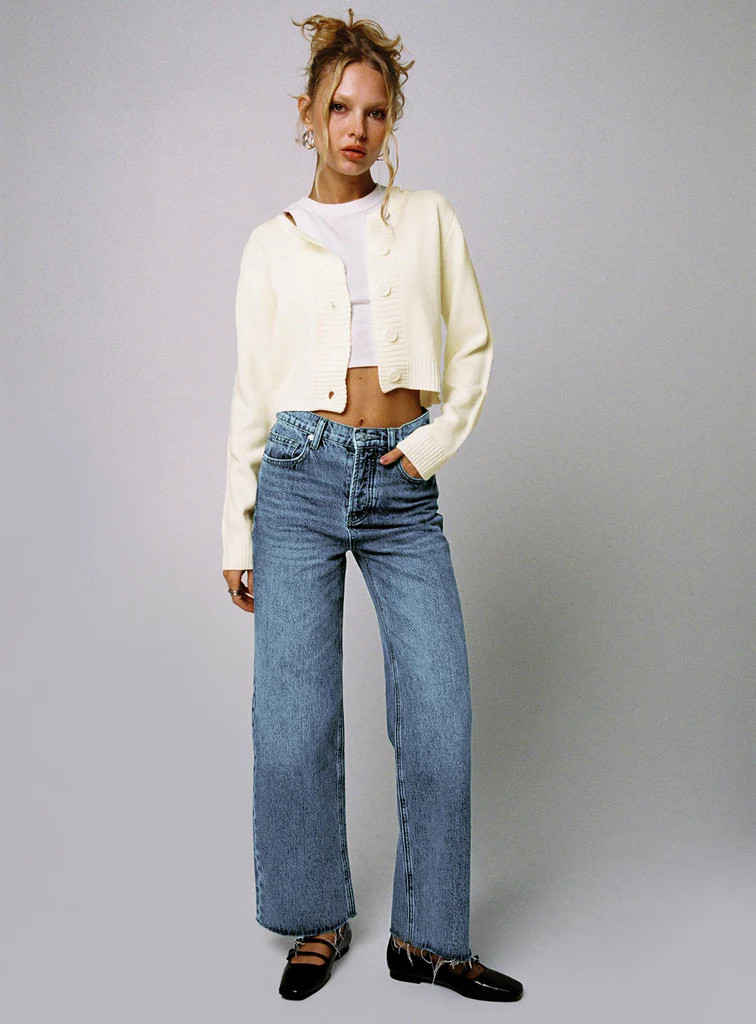 Fawcett Jeans Dark Wash Denim | Princess Polly US