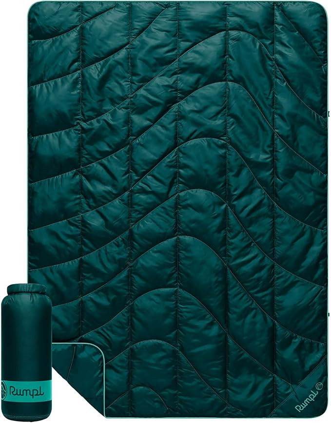 Rumpl Travel Puffy Blanket Sea Moss | Amazon (US)