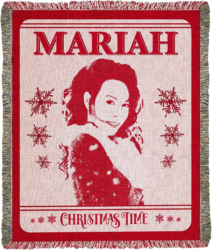 Mariah Carey Official Christmas Woven Blanket | Amazon (US)