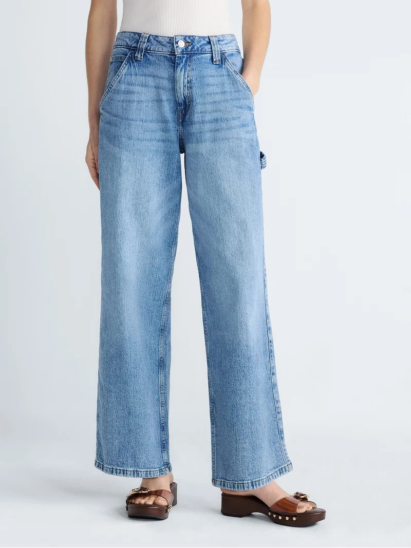 Scoop Women\u2019s and Women\u2019s Plus Relaxed Fit Jeans, 30'' Inseam, Sizes 0-26W | Walmart (US)