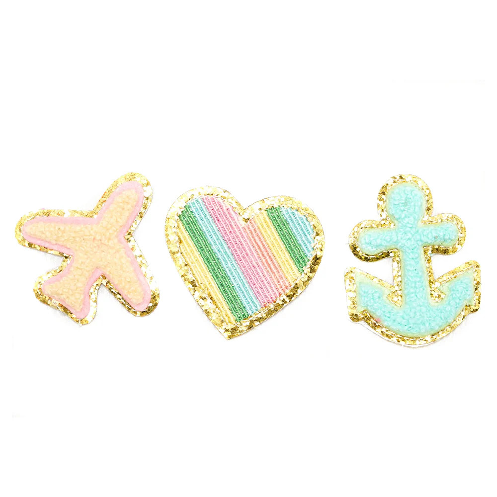 Airplane | Heart | Anchor Patch Set | Becco Bags