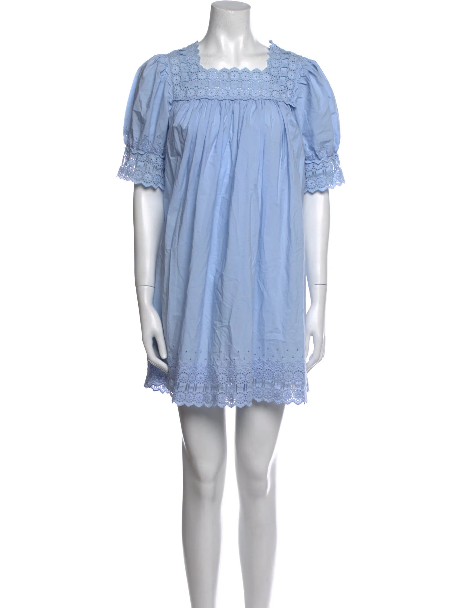 Square Neckline Mini Dress | The RealReal