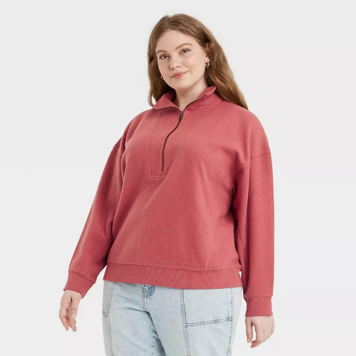 Women's Quarter Zip Sweatshirt - Universal Thread™ | Target